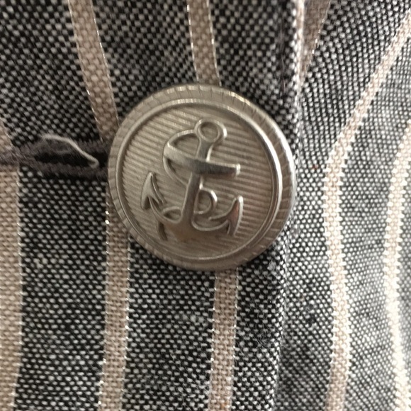 ATHENA Marie Metallic Striped Vintage Blazer Medium - Picture 5 of 11